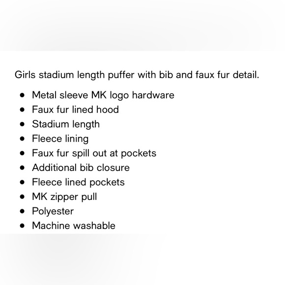 Girls STADIUM PUFFER WITH BIB - Picture 12 of 12